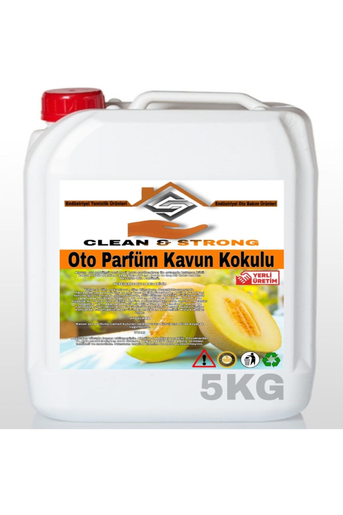 CLEAN&STRONG Oto Parfüm Kavun Kokulu 5kg