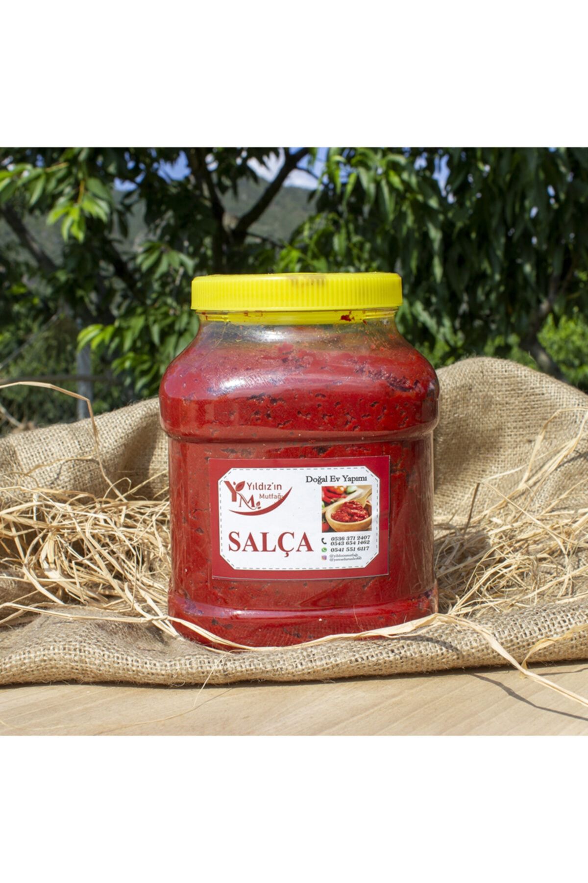 YİLDİZİNMUTFAGİ Organik Domates Salçası (3kg)