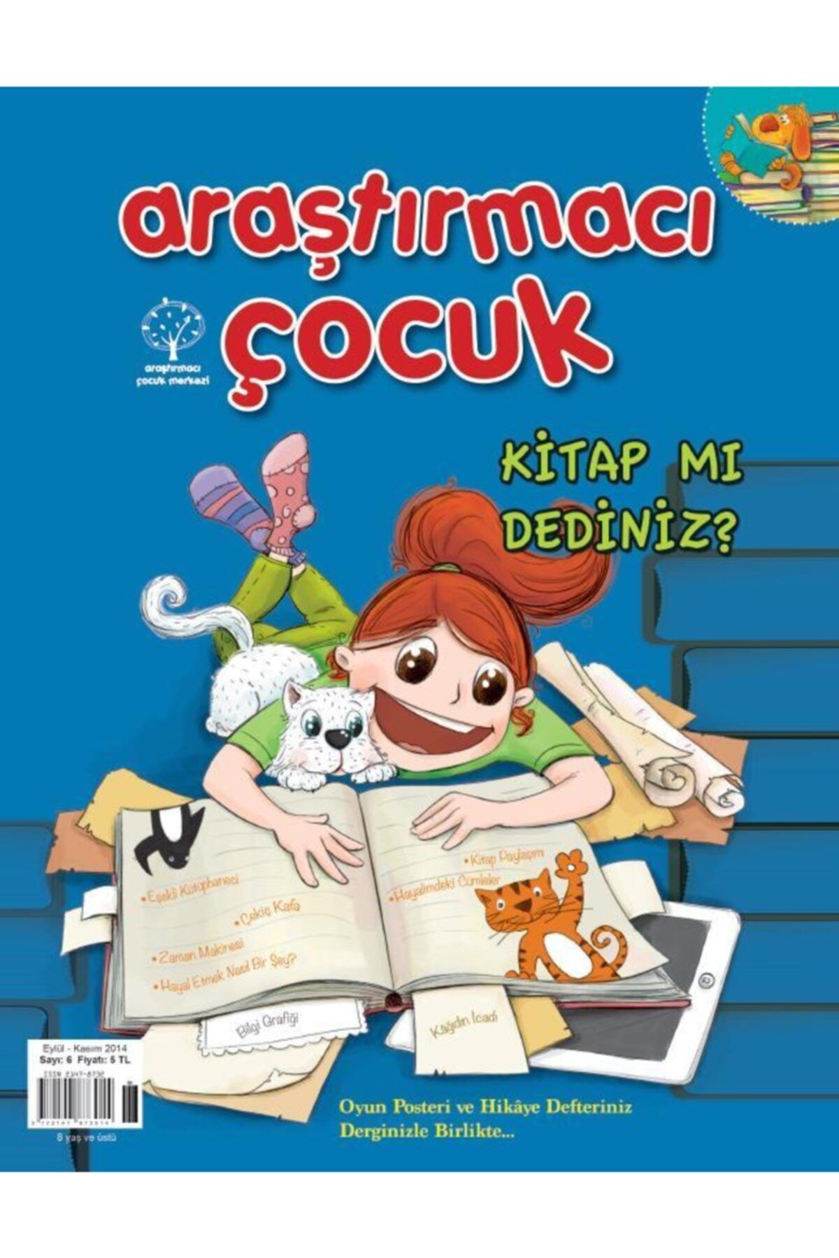 Araştırmacı Çocuk Merkezi Araştırmacı Çocuk Sayı 6 - Kitap Mı Dediniz