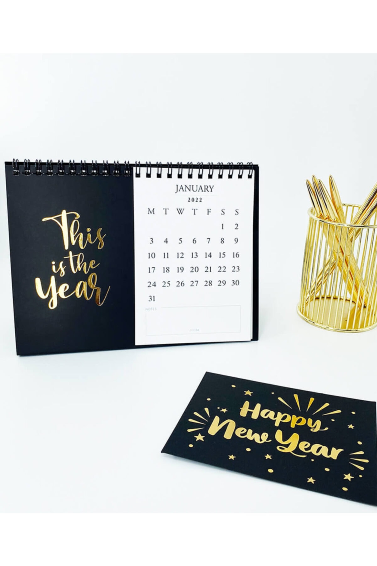 Uniq34 2022 Masa Takvimi Siyah