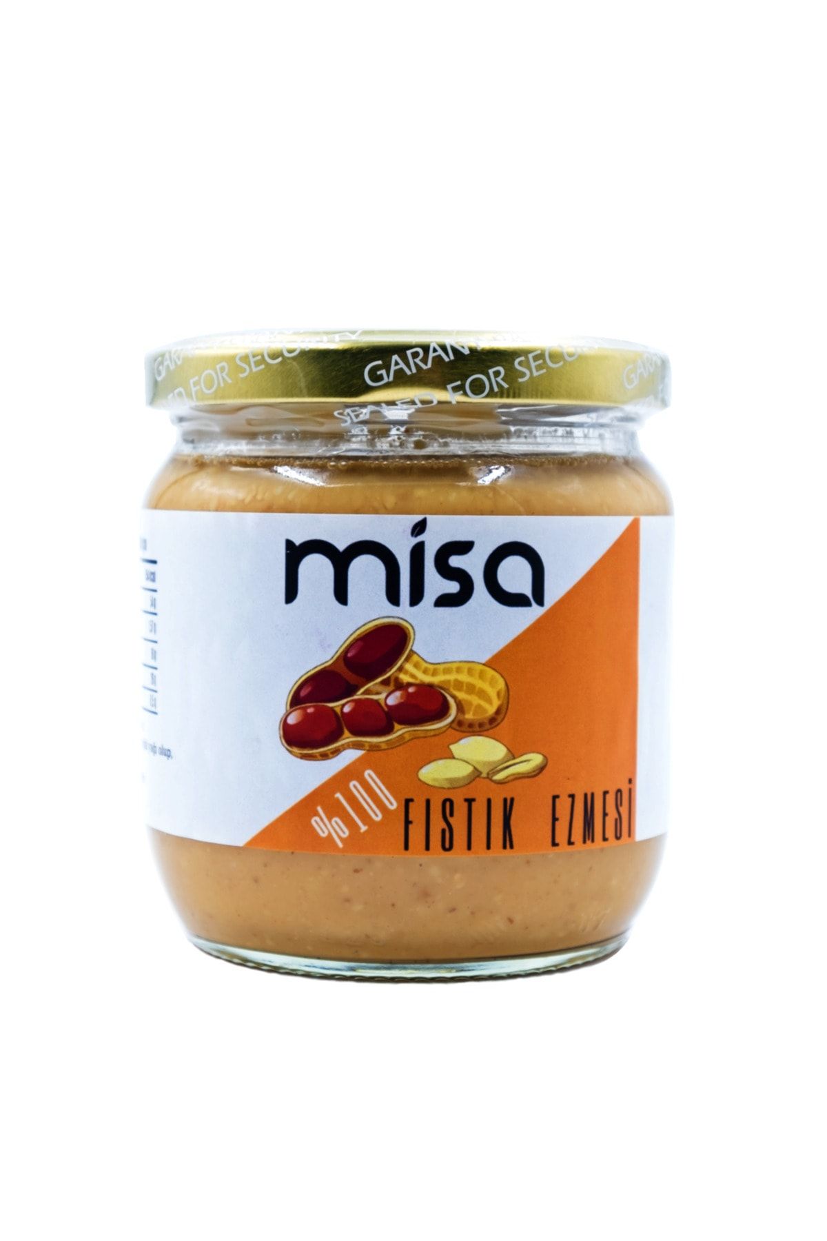 MISATR Katkısız Doğal Fıstık Ezmesi  Şekersiz 350gr