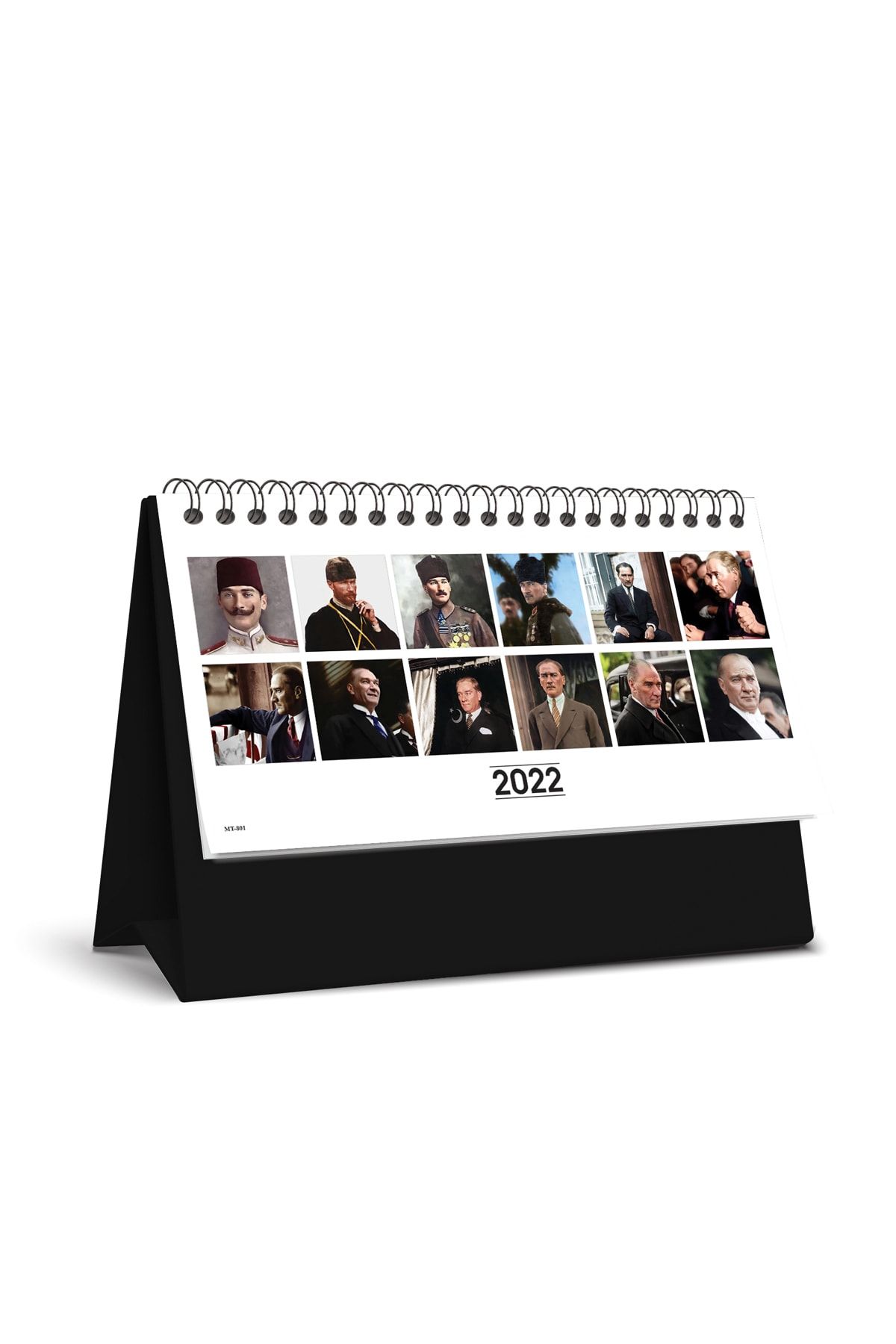 KESKİN COLOR Keskin 13.5x19 Cm 2022 Üçgen Masa Takvimi Plastik Destekli Atatürk