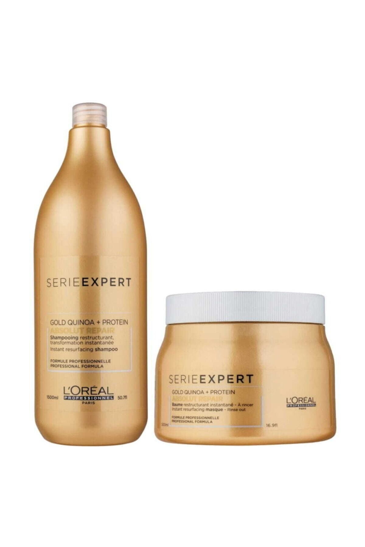 Loreal expert Loreal Serıeexpert Gold Quınoa 1500 Ml Şampuan+500ml Maske