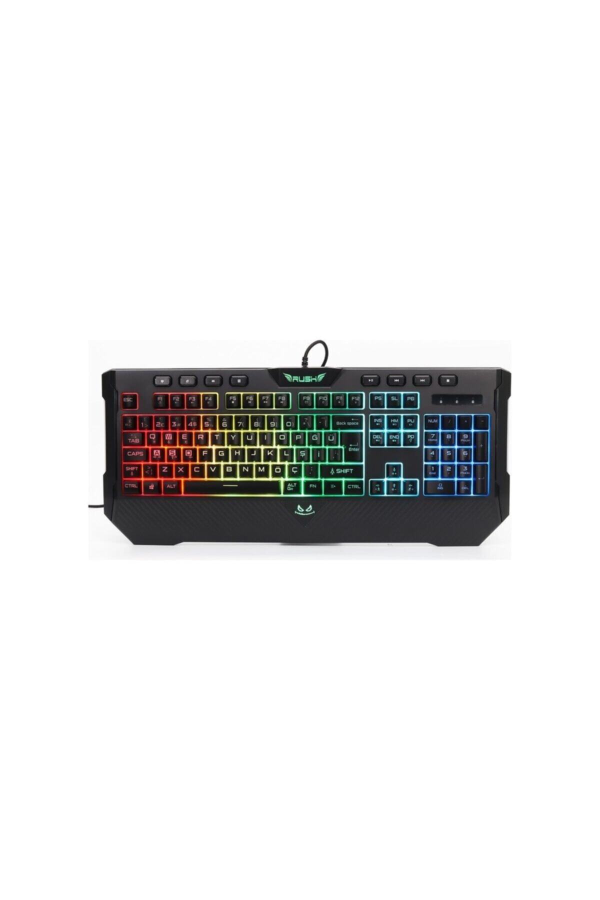 Rush Rk811 Bomber Q Usb Rgb Klavye