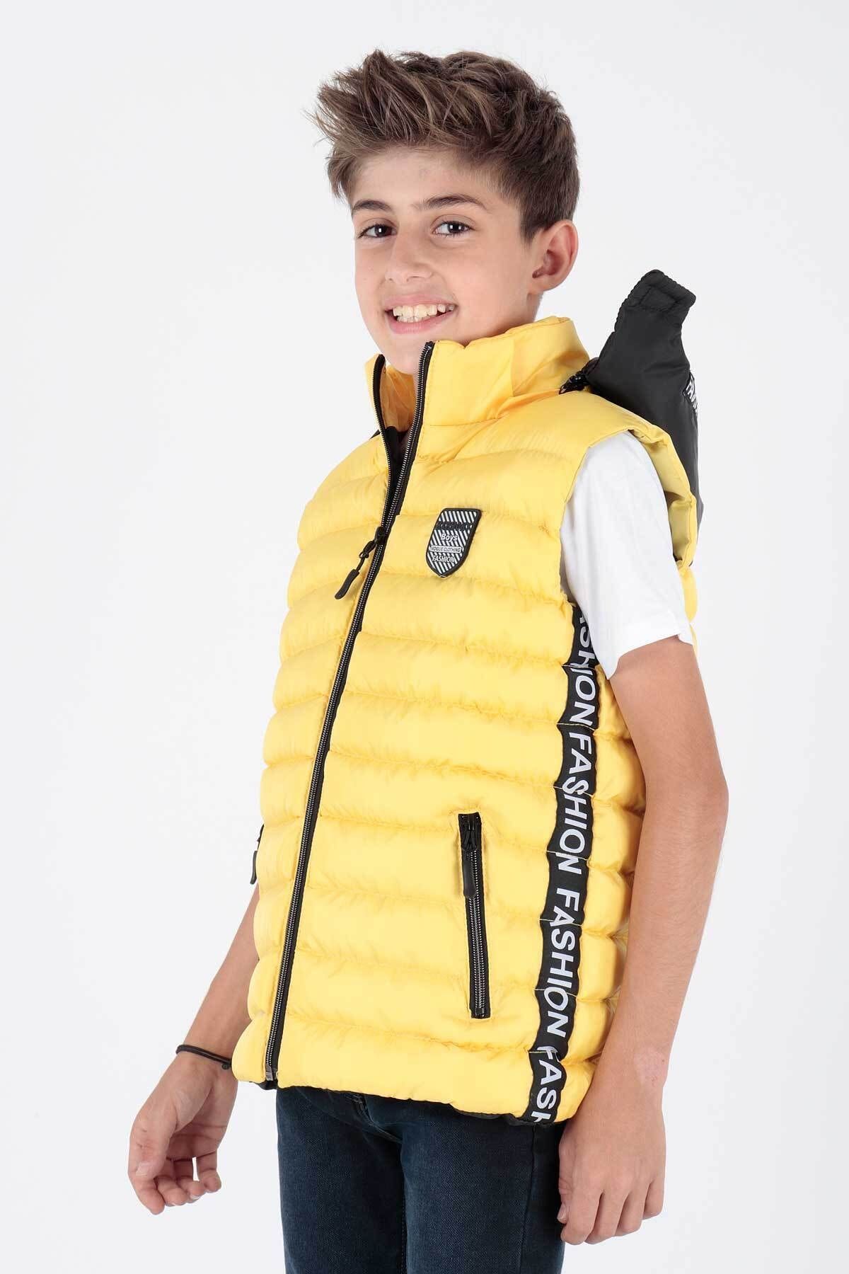 Boys yellow vest hot sale