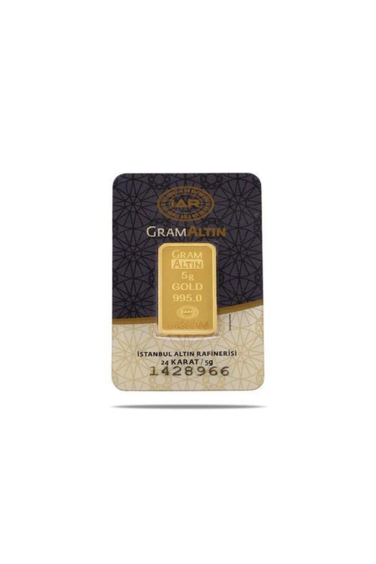İar Agakulche 5 gram (995) Külçe Altın - Iko Güvence Etiketli.