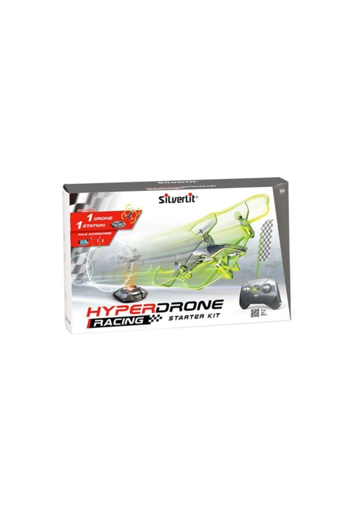 NECO TOYS Sıl/84769 Silverlit Hyperdrone Yarış Başlangıç Kiti 2.4g - 4ch Gyro ( Iç Mekan )
