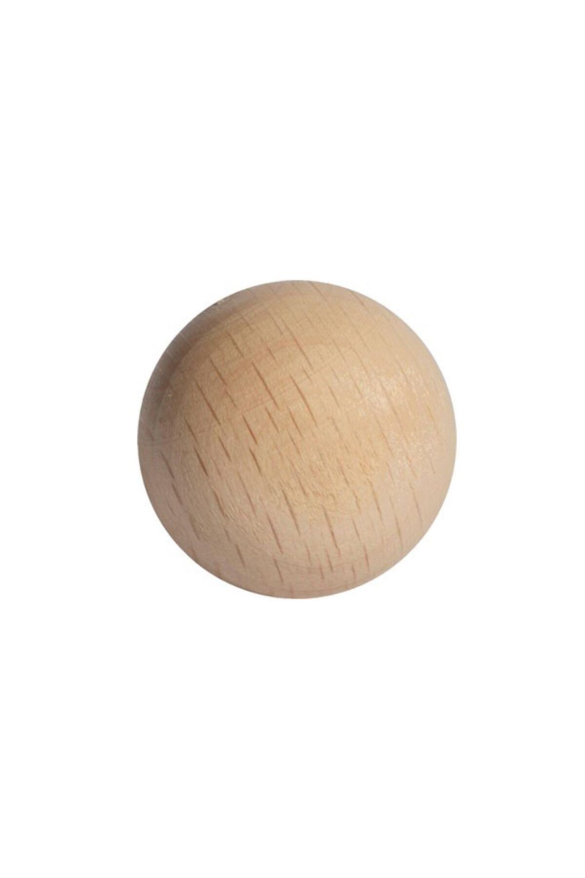 ALTIN İŞ 60mm Ahşap Ham Boyasız Kapı Çekmece Kapak Daire Topuz Kulp