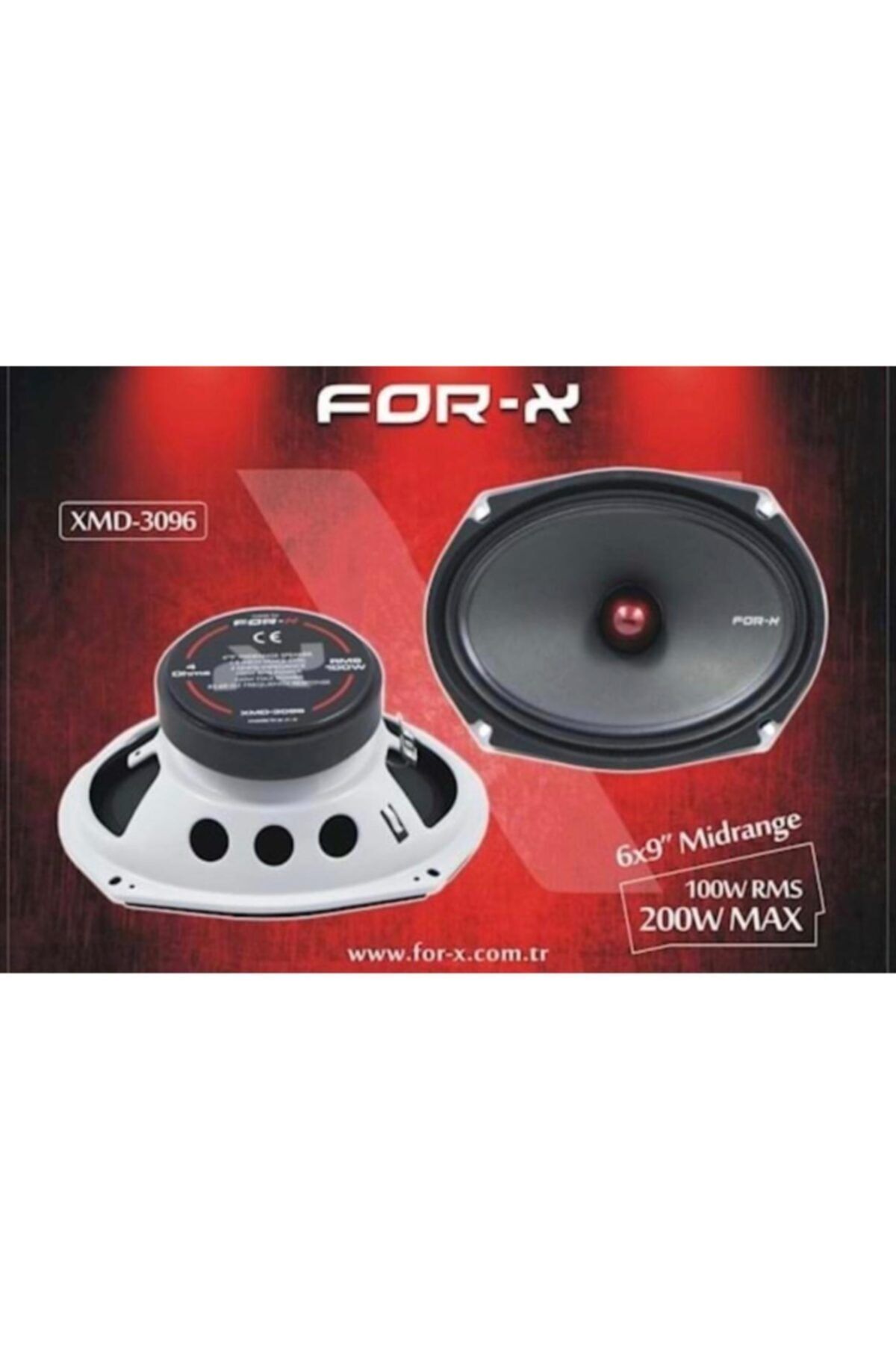 ForX Xmd-3096 Mıdrange Oval Oto Hoperlör