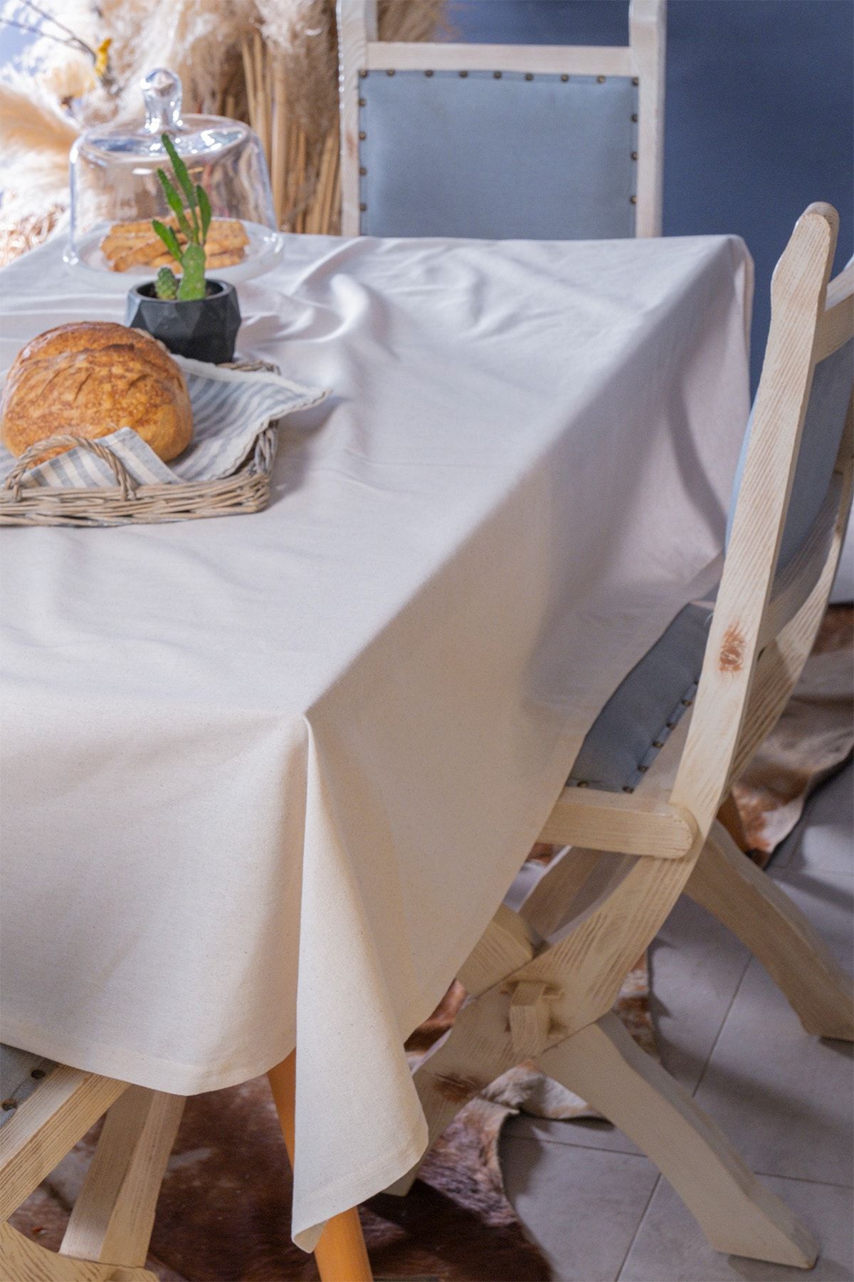 vivamaison Organik Ham Keten Masa Örtüsü