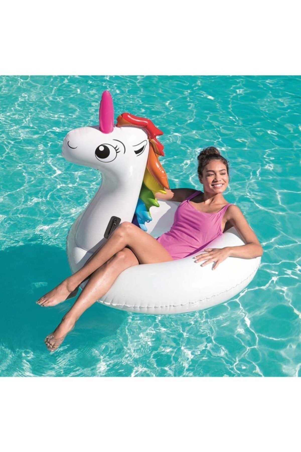 BESTWAY 36123 Dev Boy Unicorn Deniz & Havuz Simit 136 Cm X 131 Cm