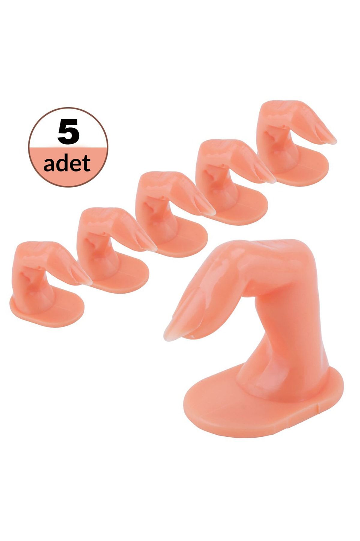ELLEA NAIL Protez Tırnak Eğitim Parmağı 5'li