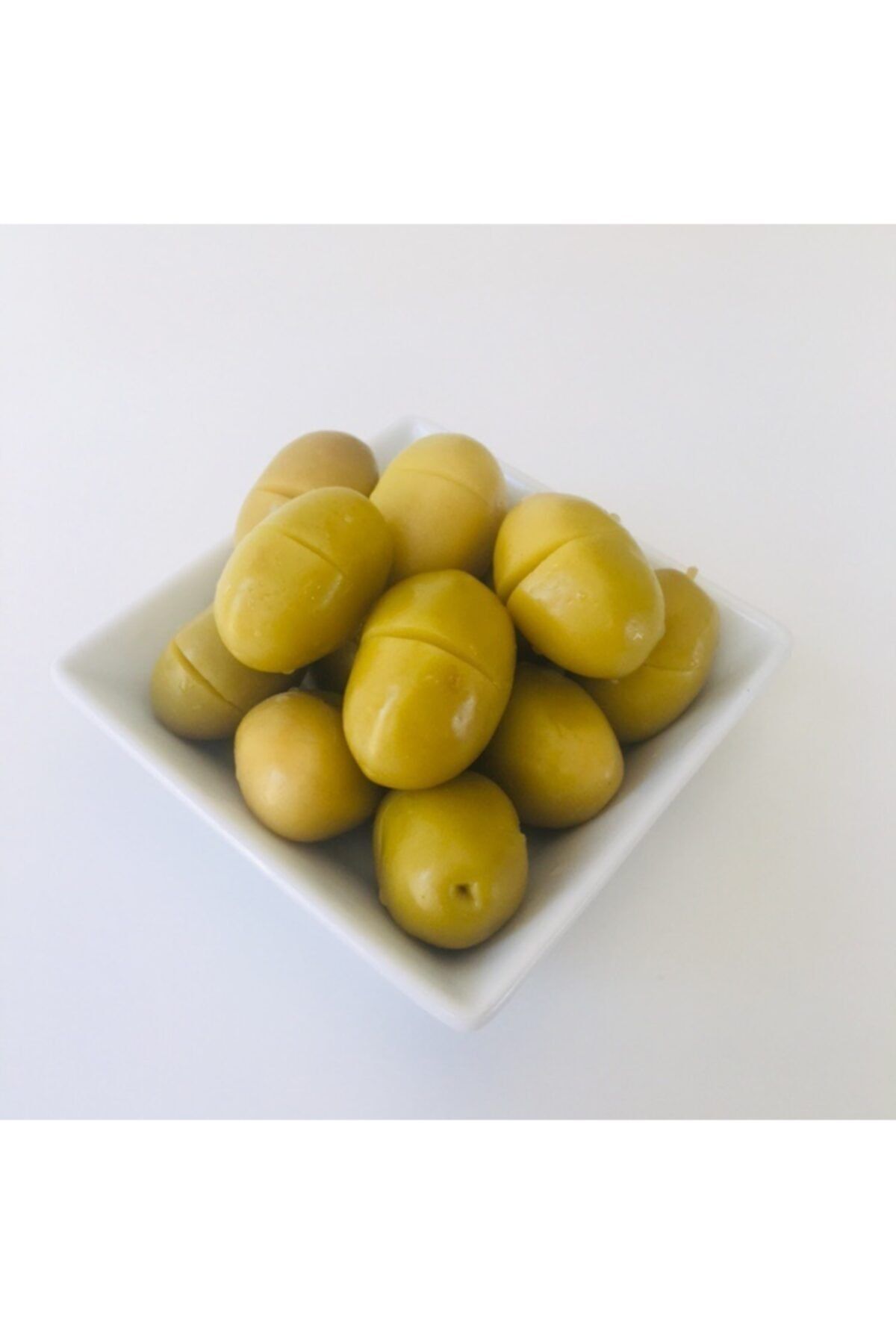 Demiriz Zeytinleri Kırma Yeşil Zeytin 900gr Cam Kavanoz