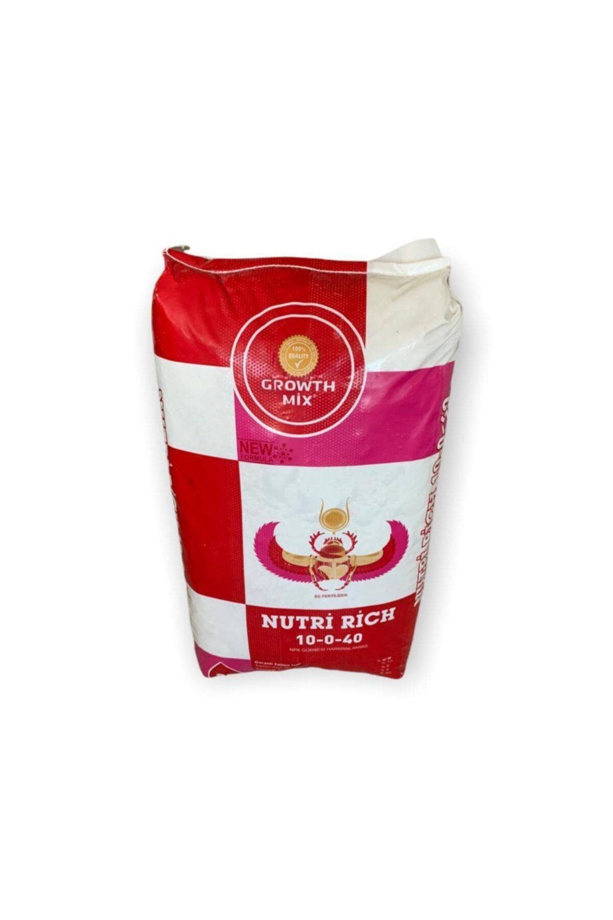 GROWTH Mix Nutri Rich 10-0-40 Npk Gübresi  Harmanlanmış  25 kg