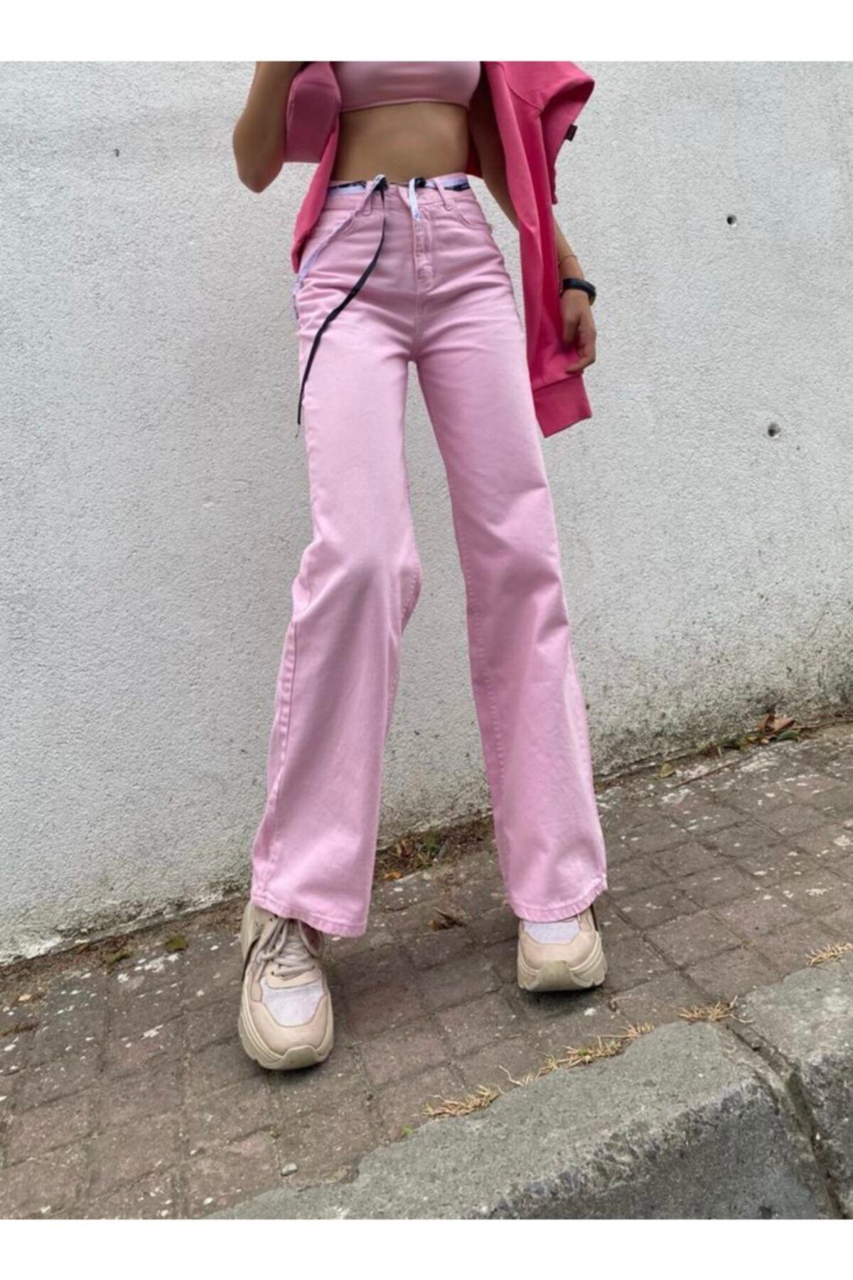 Butik Ceycey Pink Pantolon