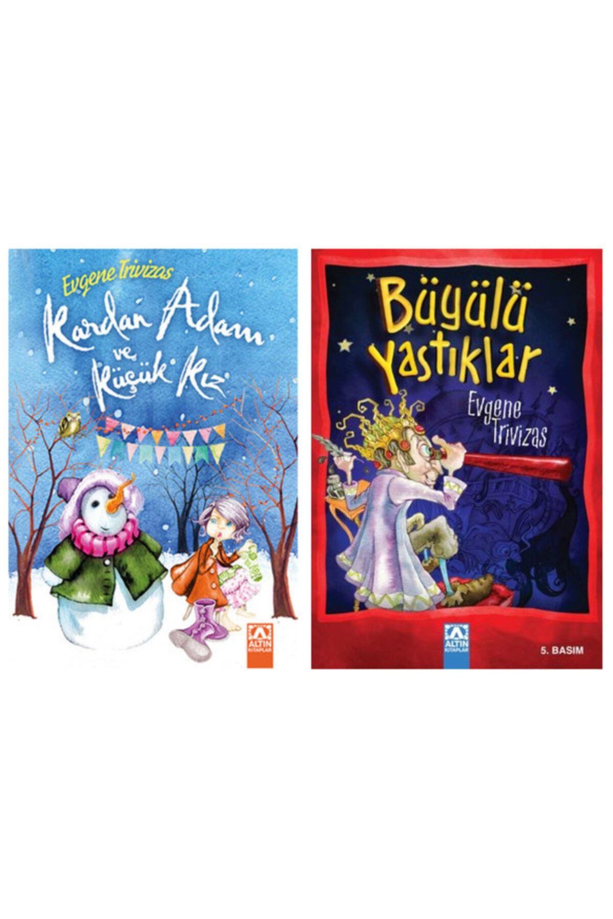 Altın Kitaplar Kardan Adam & Küçük Kız - Büyülü Yastıklar (set)