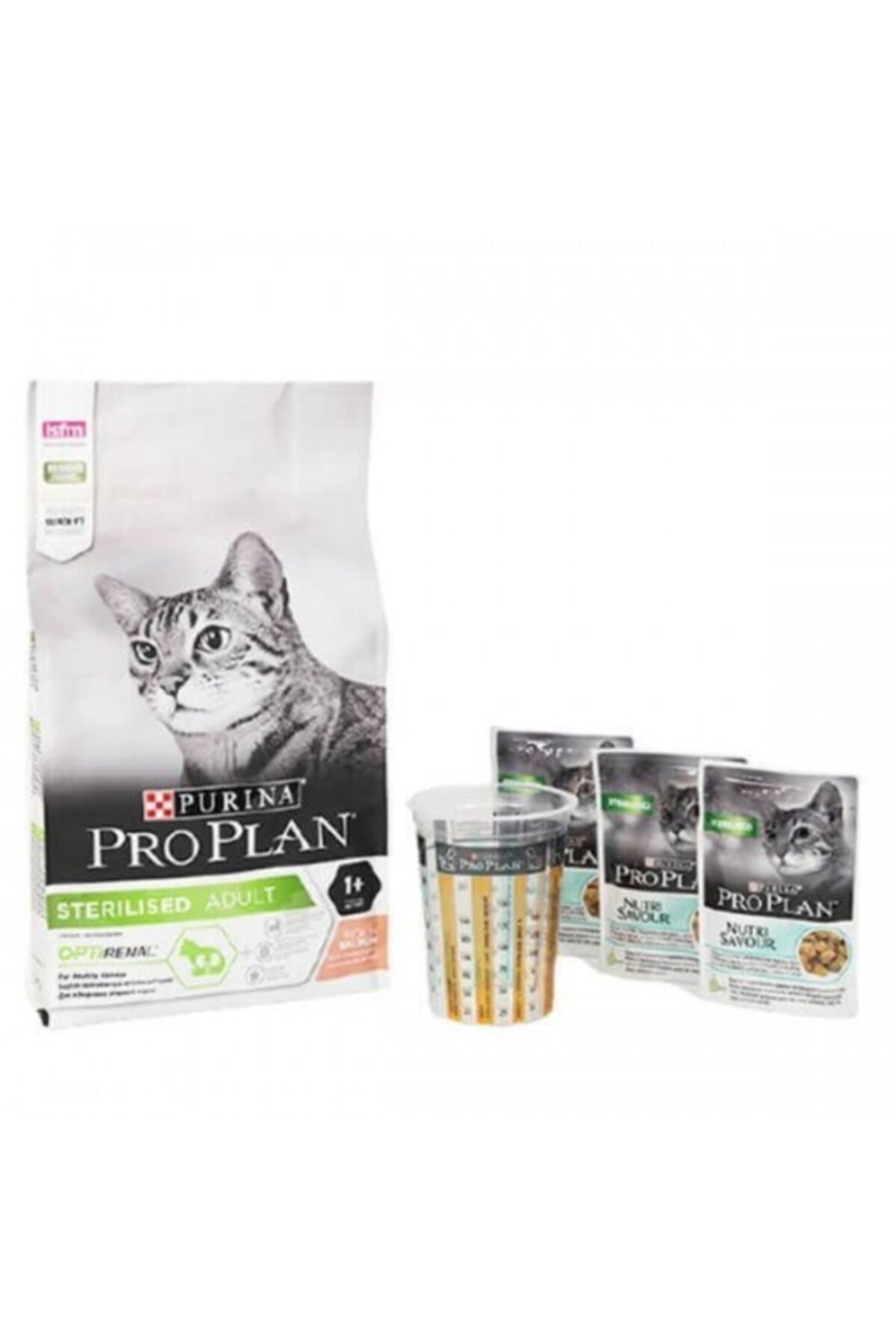 Proplan Sterilised Somonlu Kısır Kedi Maması 1,5kg Kedi Yaş Mama Hediyeli