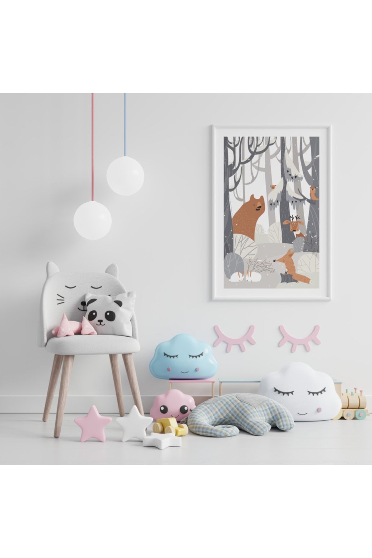 ph92 design Doğal Ahşap Çerçeve 20x30cm Orman Arkadaşlığı