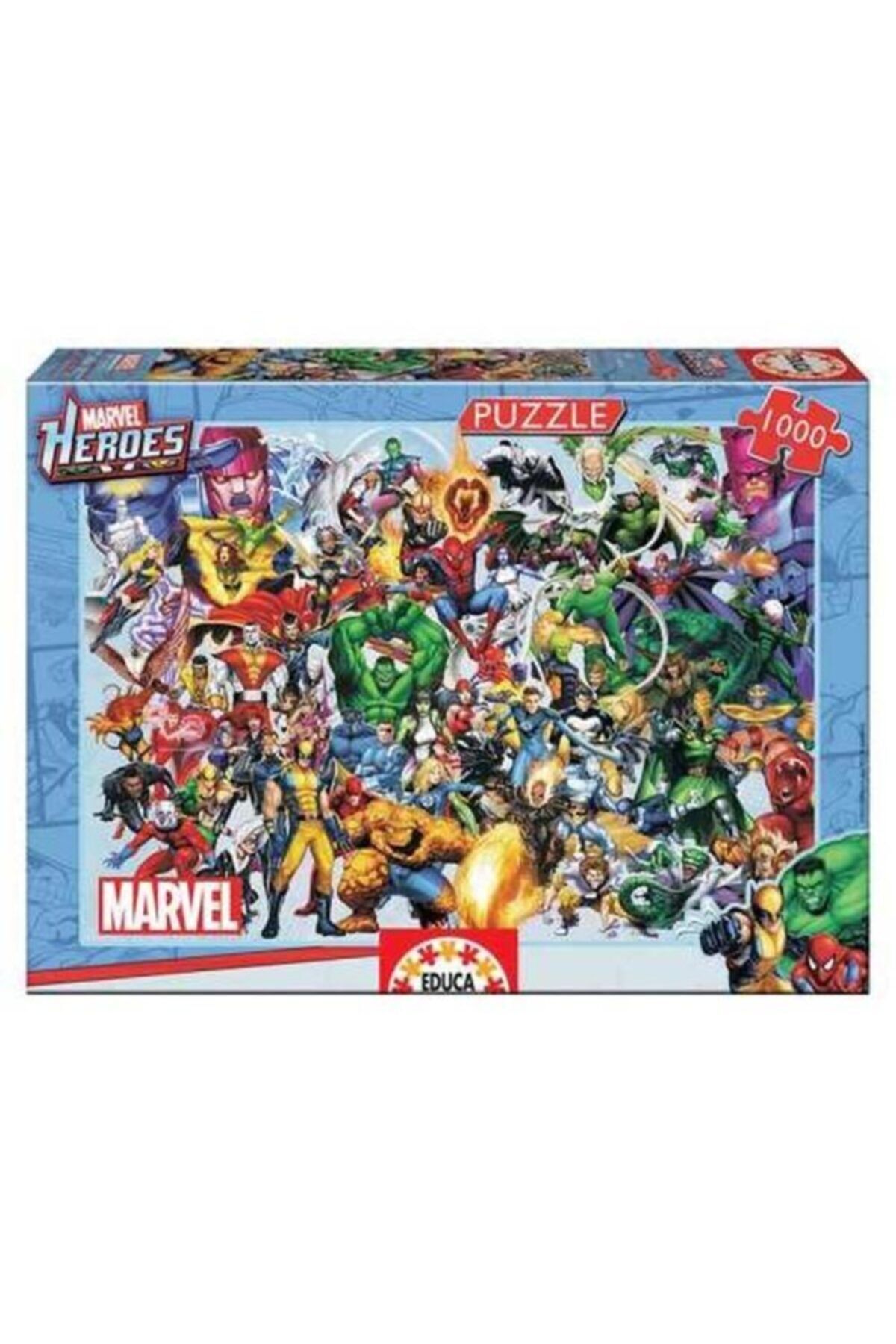 EDUCA Puzzle 1000 Collage Of Marvel Heroes 15193