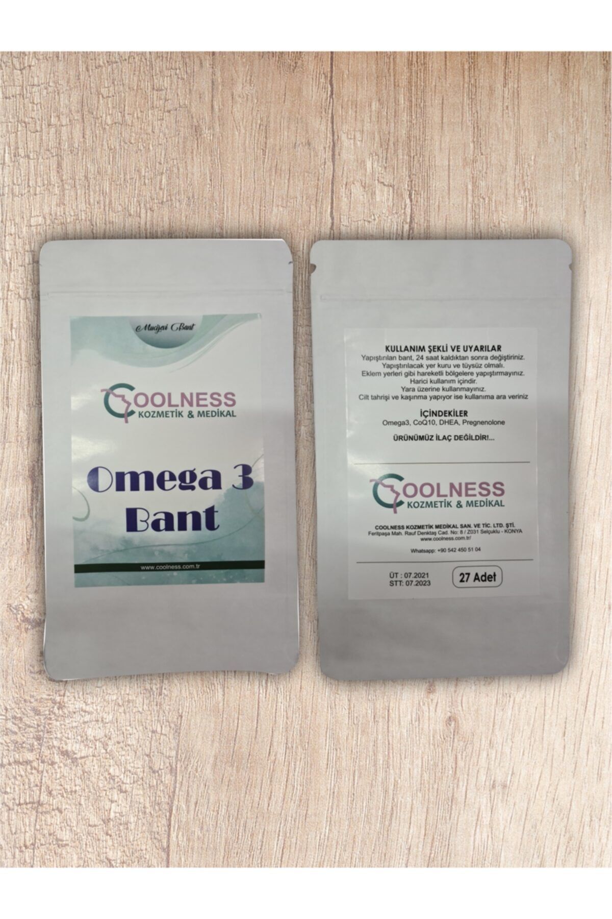 Coolness Omega 3 Sağlık Bandı