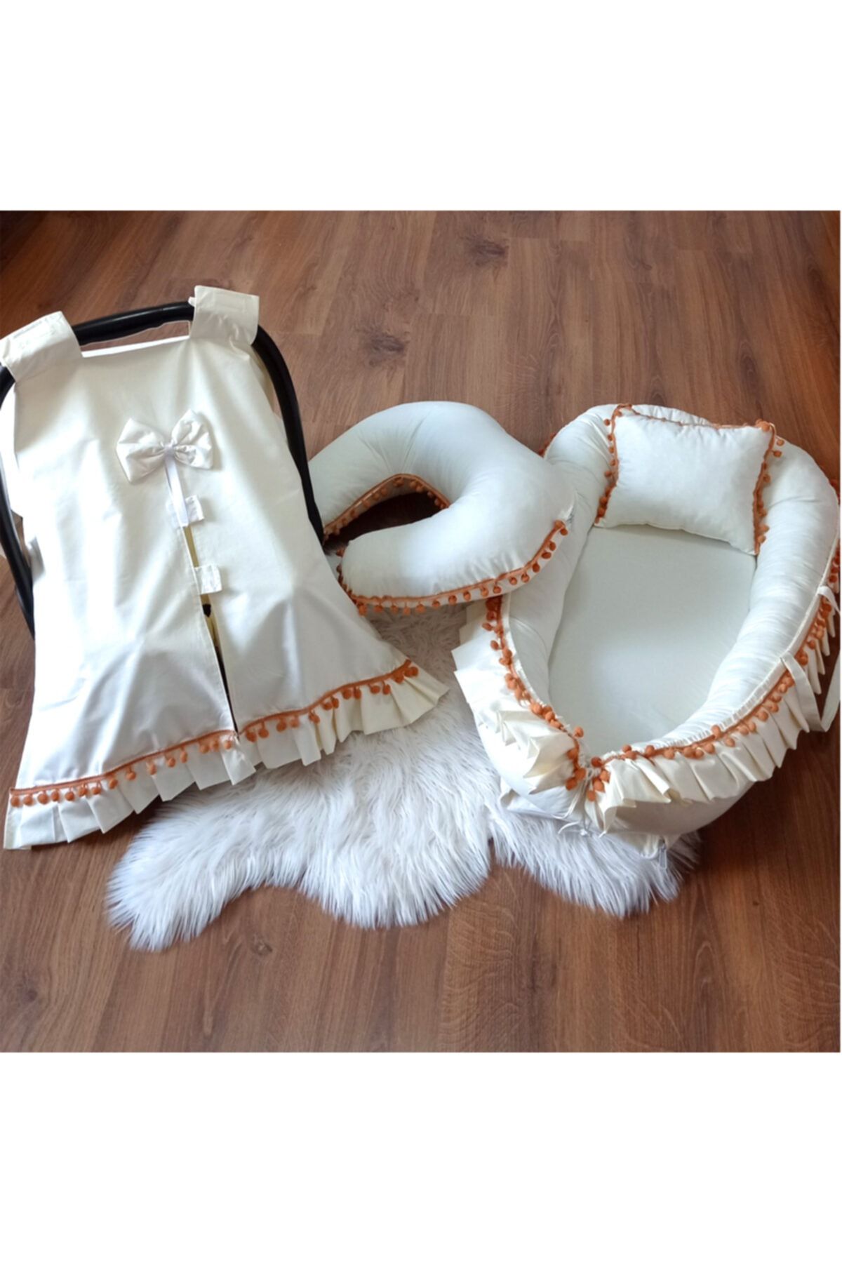 Markaawm Babynest Yatak Emzirme Yastığı Puset Örtüsü Ve Minderi