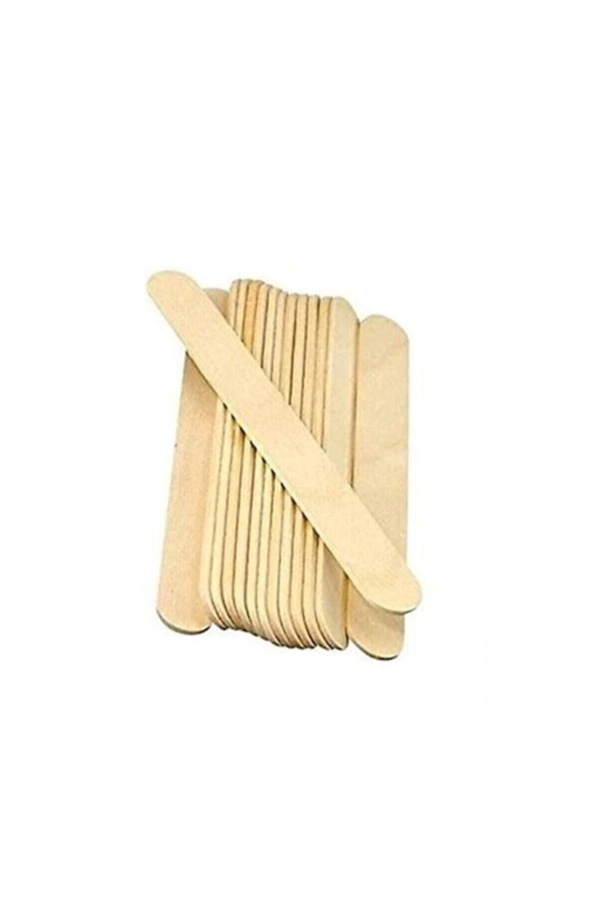 İnci Ağda Ahşap Ağda Spatulası 100 Adet