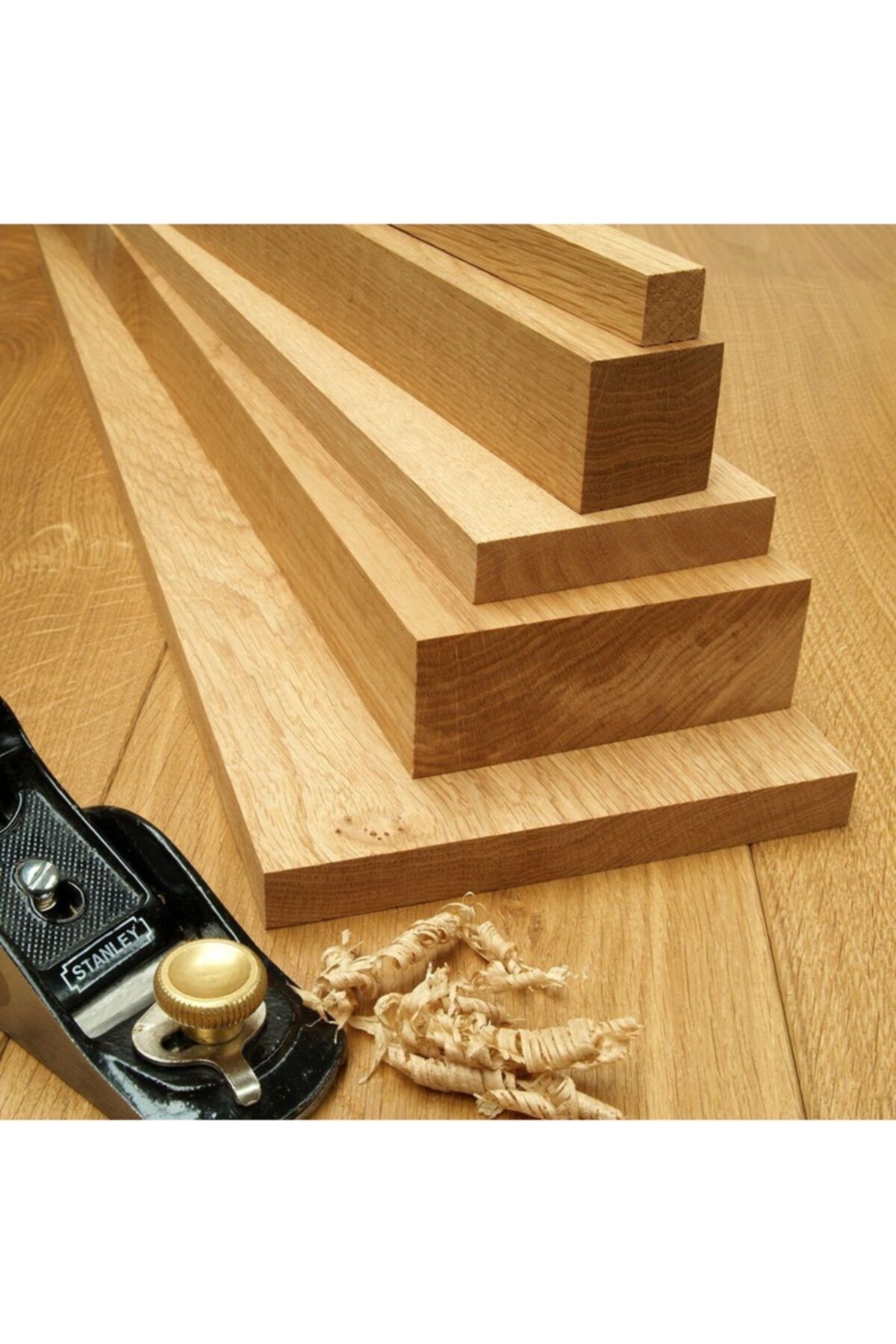 ecsahşap Meşe Ahşap Çıta, Taslak, Tahta, Blok Ve Kereste (10x10x200 Cm 1 Adet)
