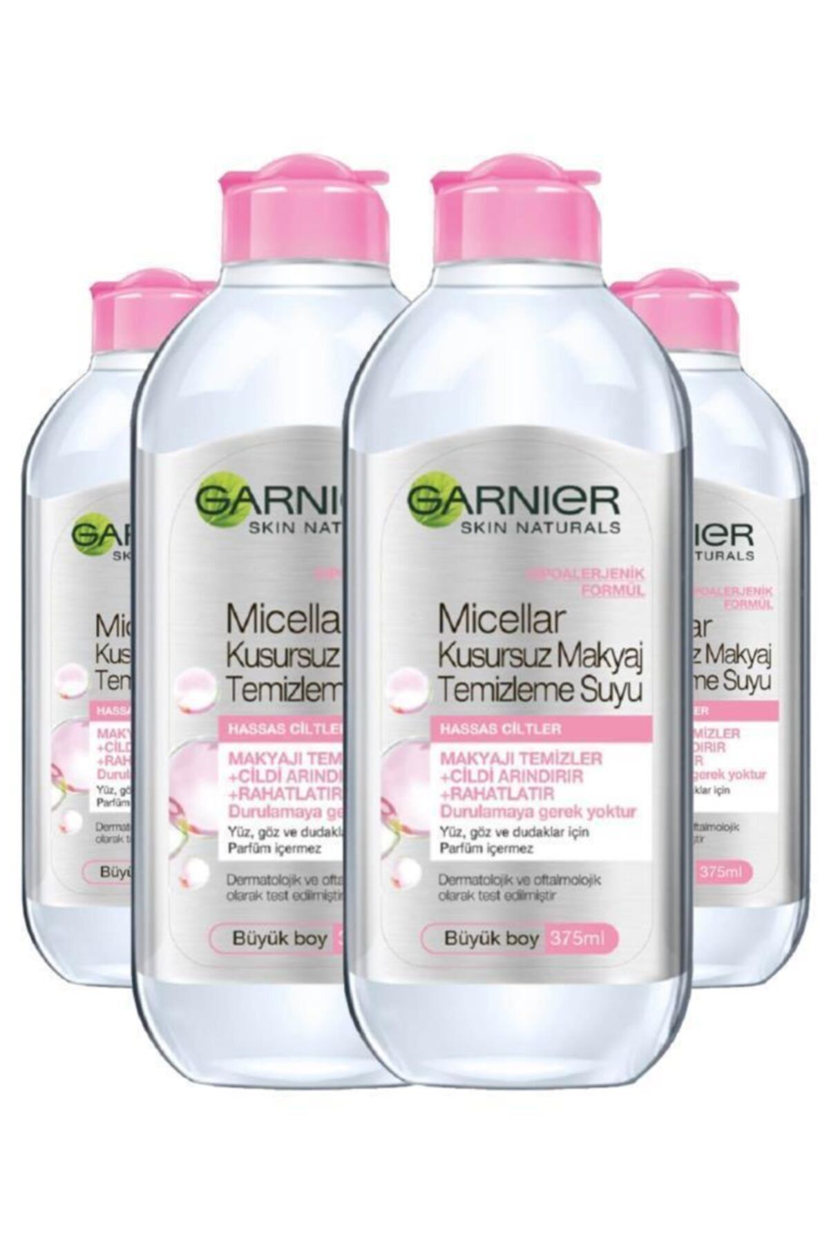 Garnier Kusursuz Makyaj Temizleme Suyu 375ml X4