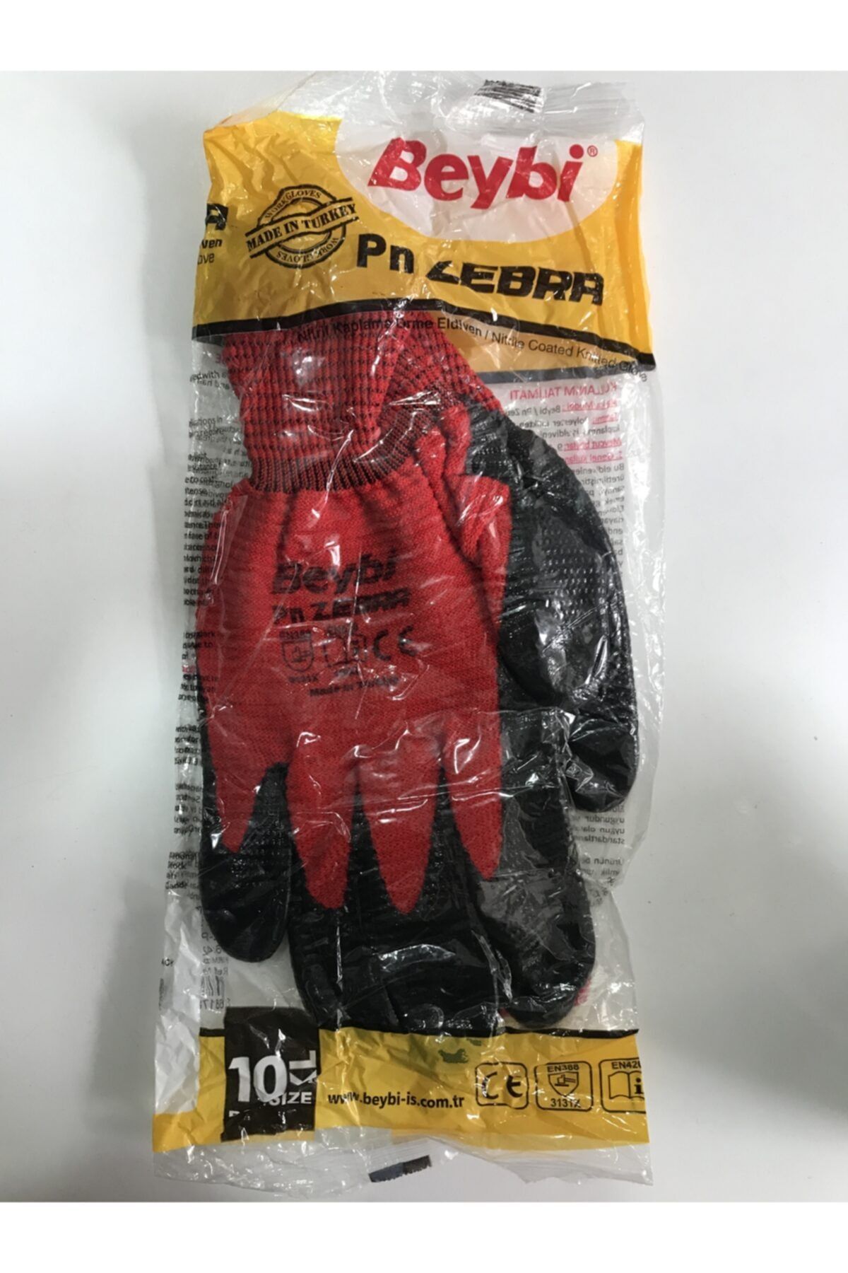 Beybi Iş Eldiveni Zebra