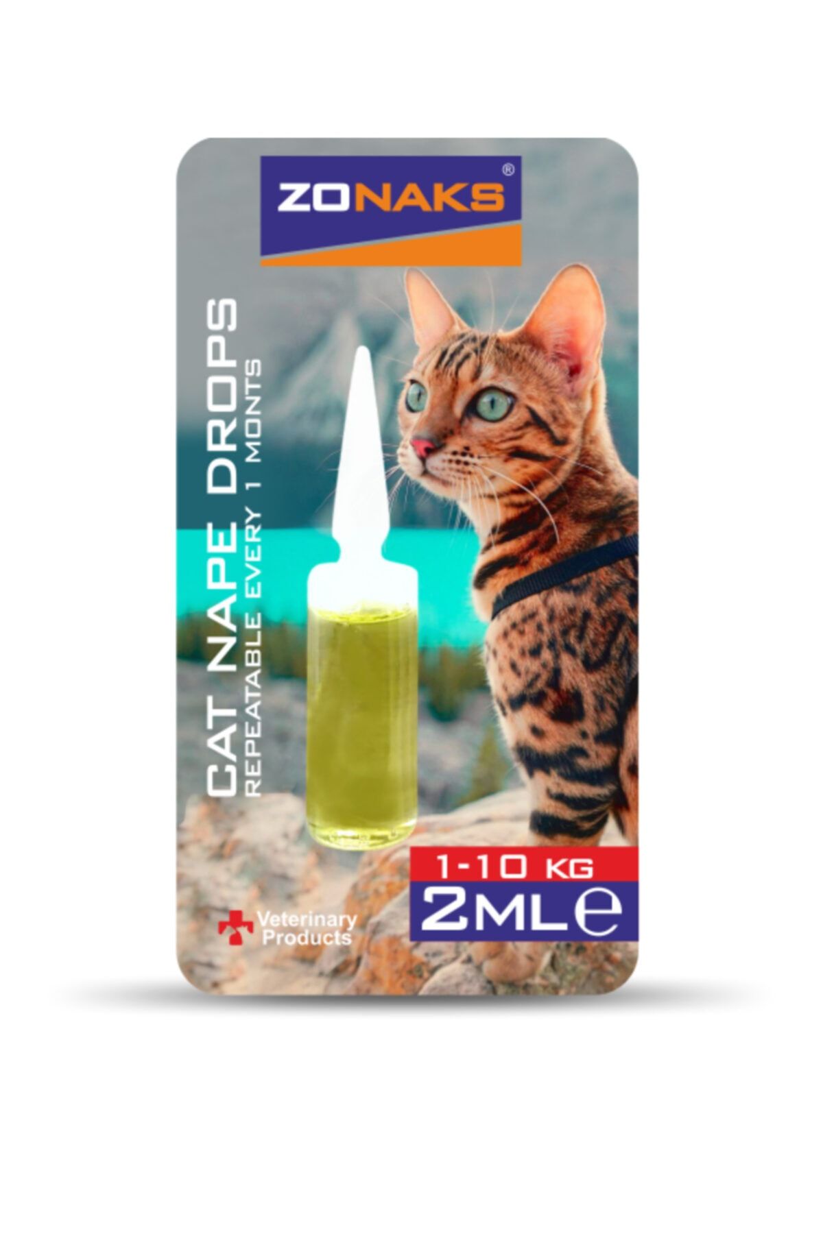 Zonaks 1 - 10 Kg 2 Ml Kediler Için Bitkisel Damla