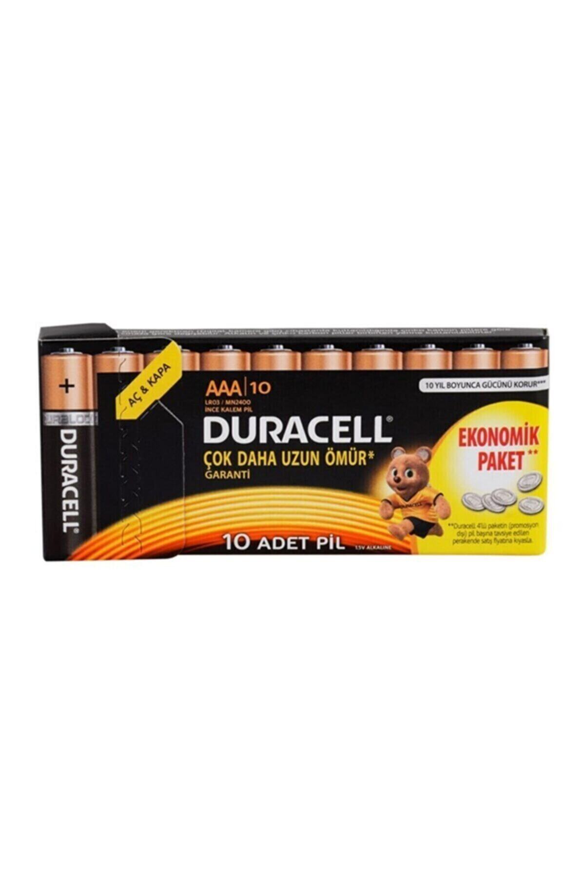 Duracell Aaa Ince Kalem Pil 10'lu Kutu