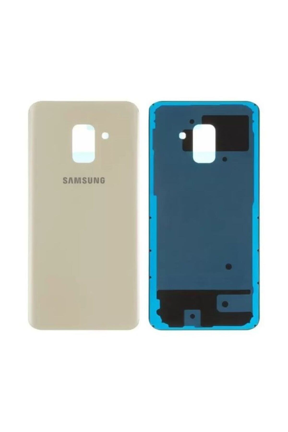 E&TTrade E&t_trade Samsung Galaxy A8 Plus 2018 ( Sm-a730f ) Arka Pil Batarya Kapağı-gold