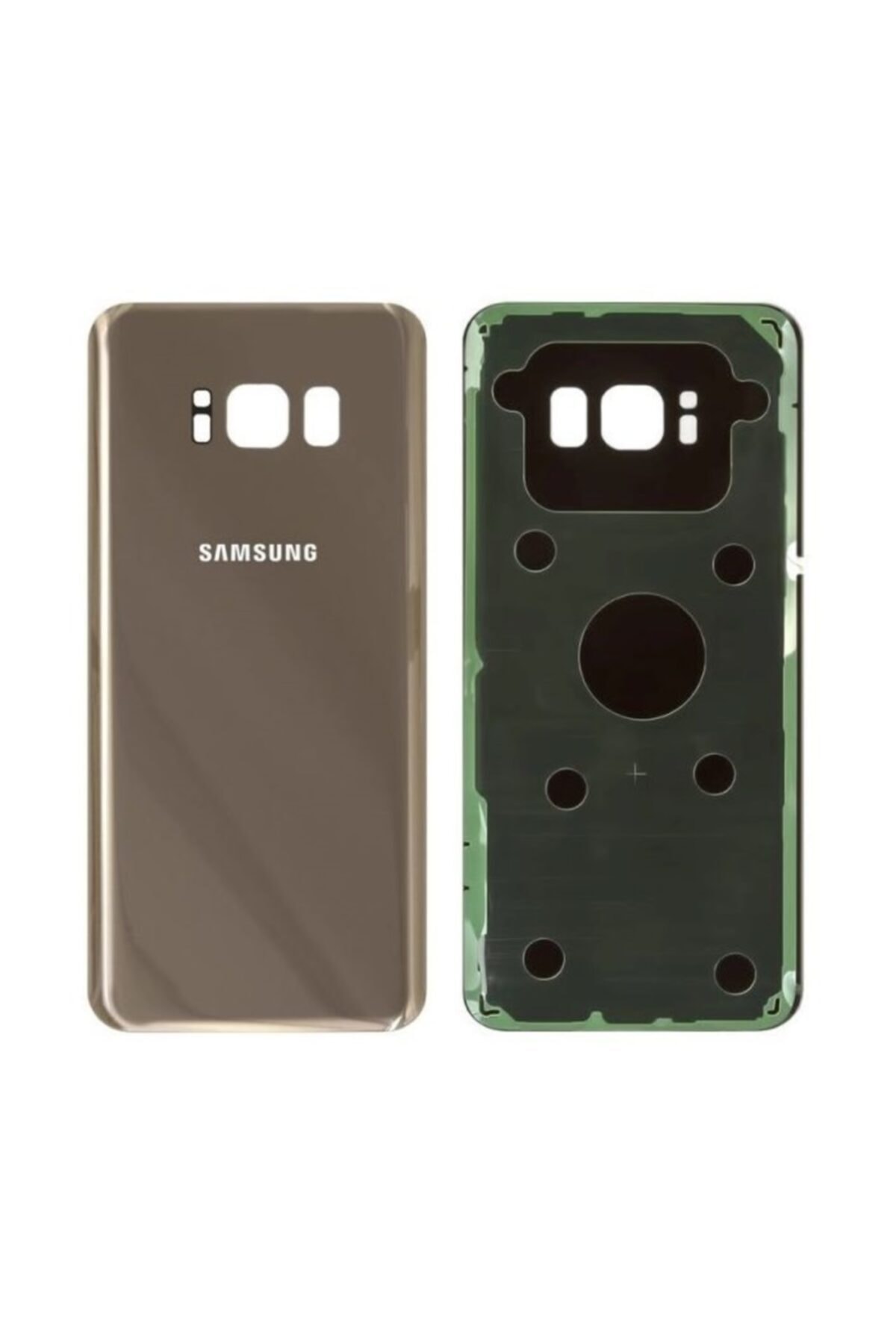 E&TTrade E&t_trade Samsung Galaxy S8 Plus ( Sm-g955f ) Arka Pil Batarya Kapağı-gold