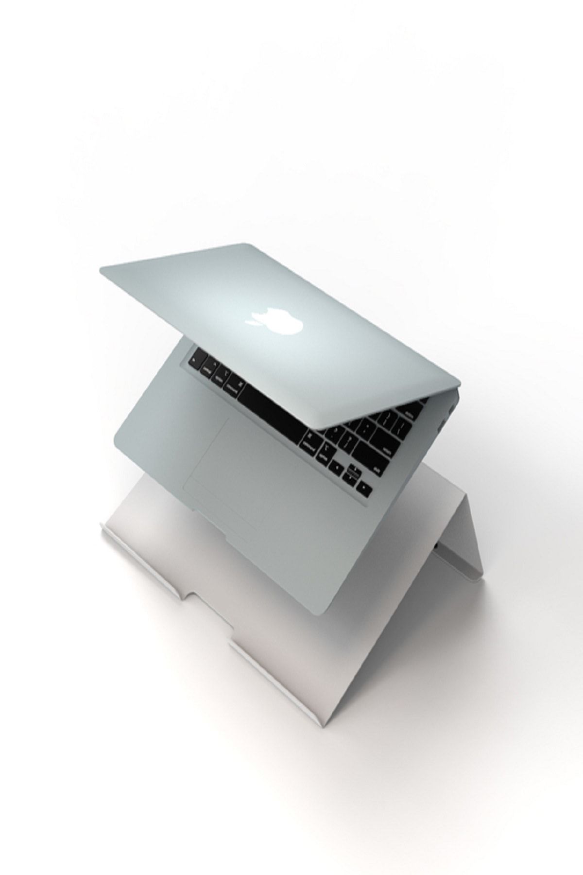 TARMOSER Beyaz Tüm Modellerle Uyumlu Çelik Notebook Laptop Standı Yükseltici Altlık