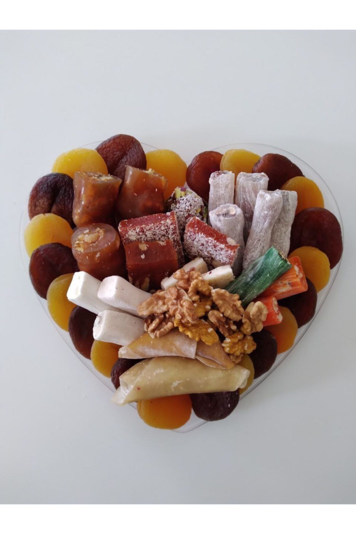Kayısı Kalpli Karışık Hediyelik Paketi 1.5gk