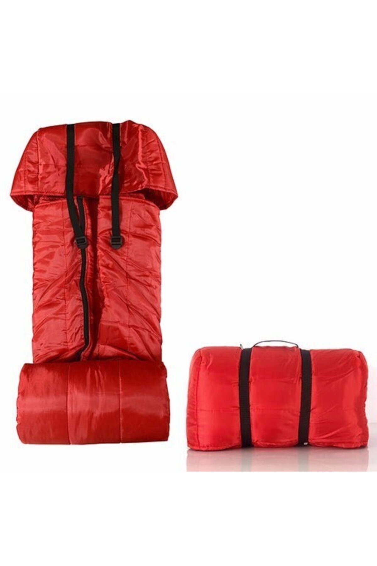 MFM OUTDOOR Eko Yorgan Olabilen Kırmızı Uyku Tulumu