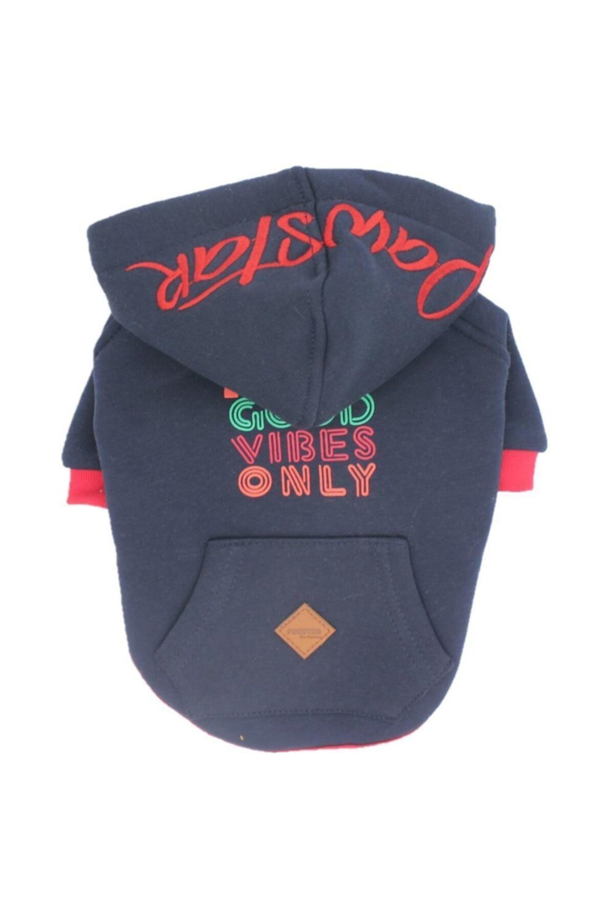 Pawstar Lacivert Hoodie Sweat Kedi Köpek Sweat Kedi Köpek Kıyafeti