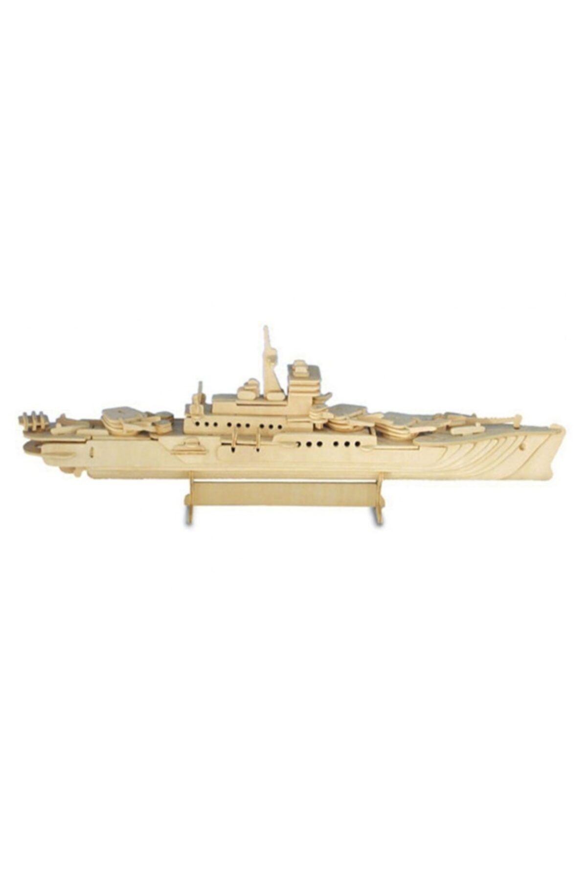 pazariz Pazarız 3d Ahşap Puzzle Yapboz Maket Savaş Gemisi Boyanabilir