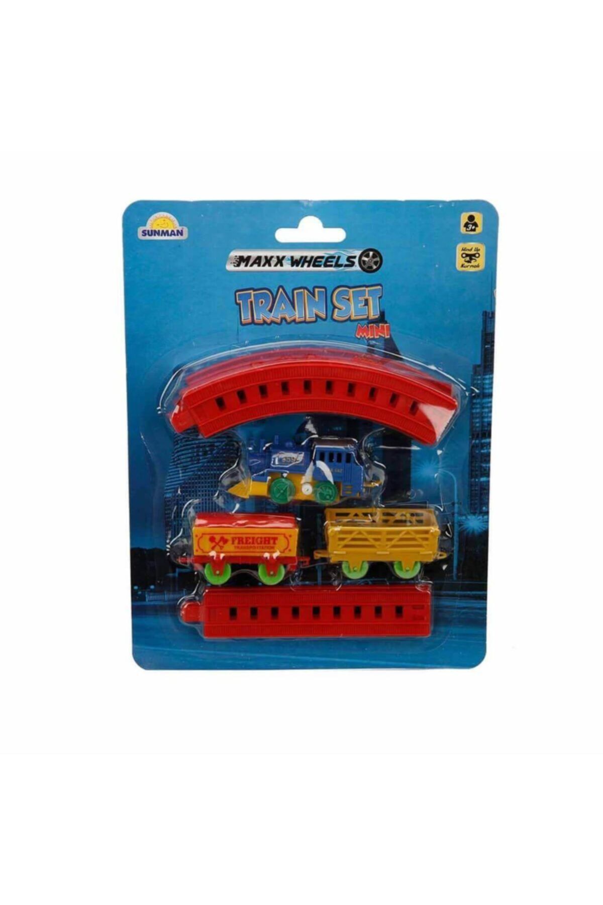Sunman Kurmalı Raylı Mini Tren Seti 11 Parça