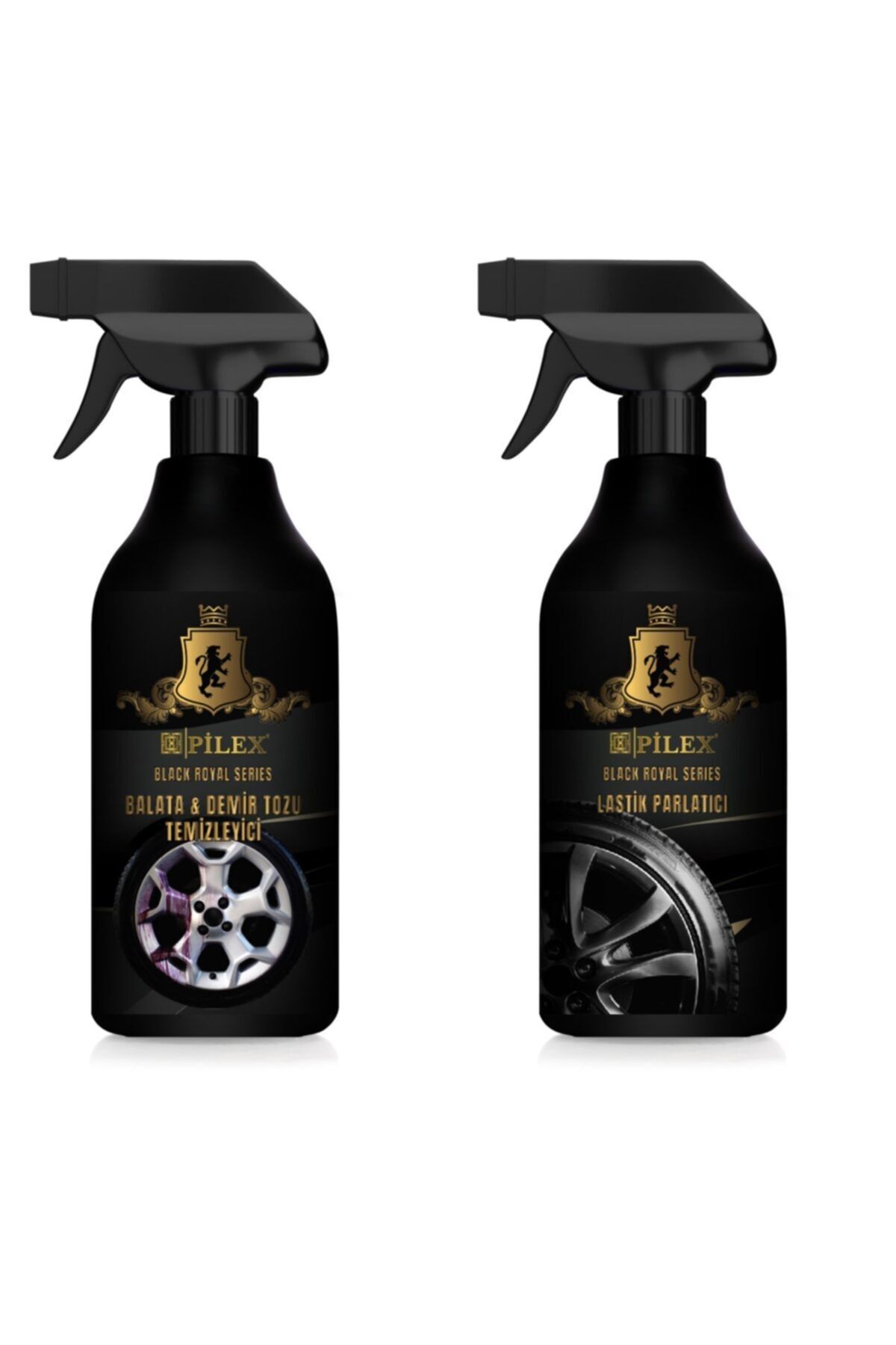 PİLEX Black Royal Serisi Demir Tozu Sökücü / Black Royal Serisi Lastik Parlatıcı 500 ml