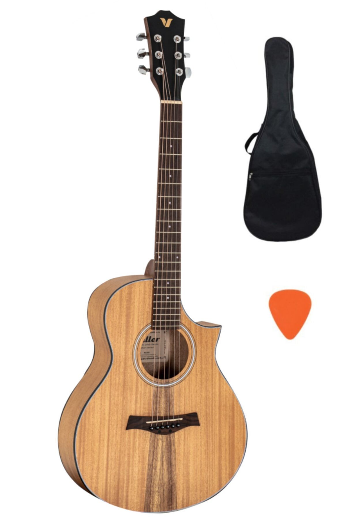 VALLER Ag250 Cutaway Akustik Gitar