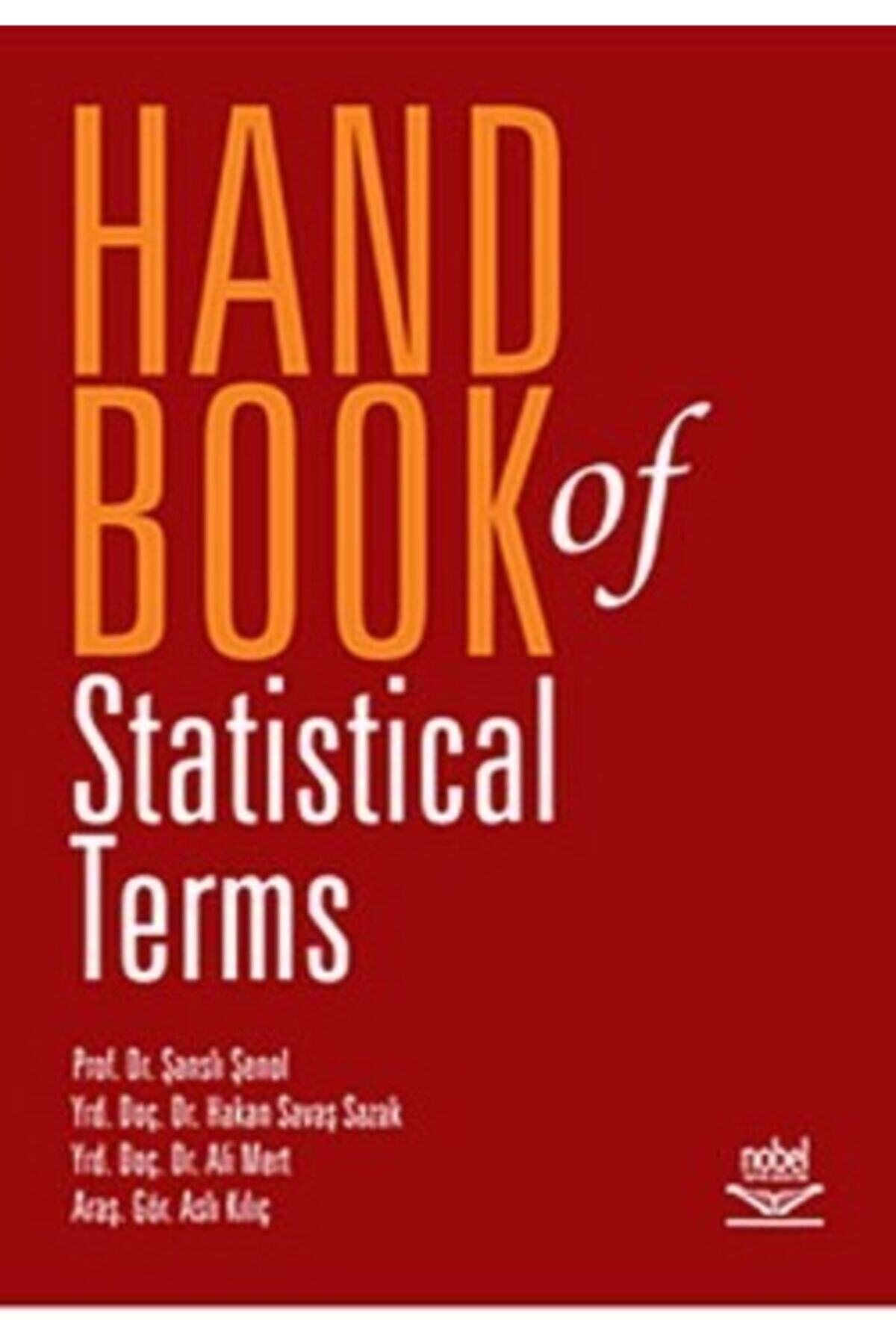 Nobel Yayınları Handbook Of Statistical Terms