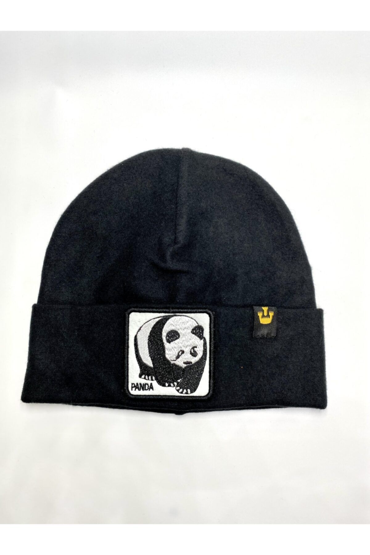 Opia Design Products Unisex Keçe Logolu Bere - Panda Model Şapka Kışlık Bere