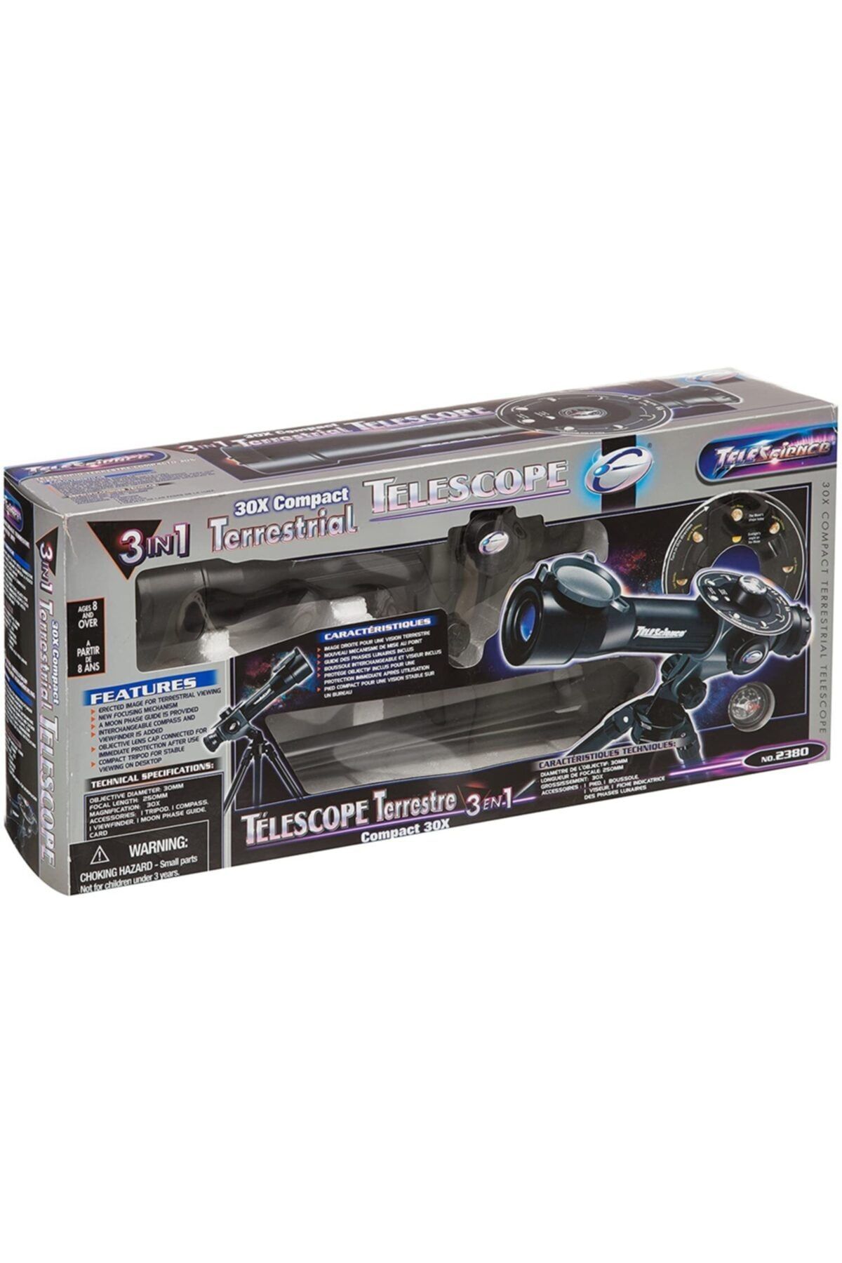 Sunman Bilim Teleskop Set 3in1 30 mm