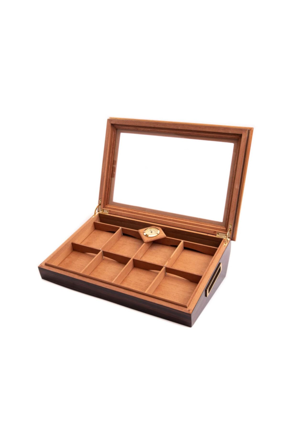 Falco Humidor Ahşap Kaplama Puro Kutusu