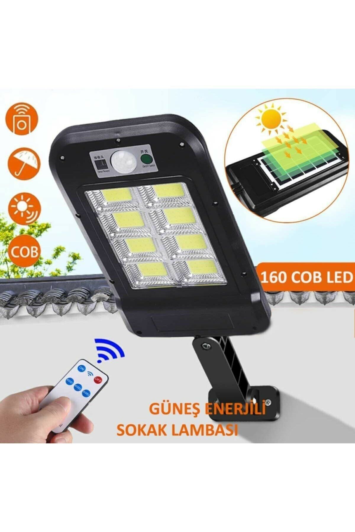 elexx Uzaktan Kumandalı Solar Dış Mekan 160 Led Li Bahçe Lambası
