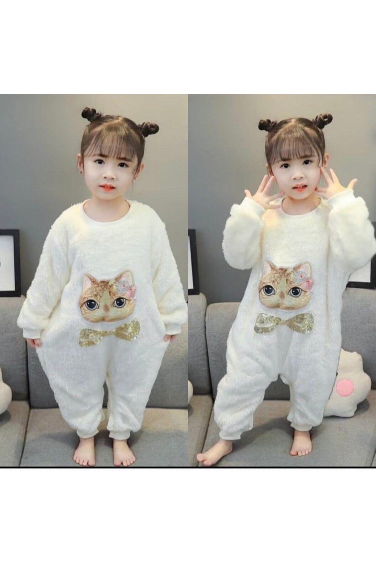 eliz kids Kız Çocuk Peluş Tulum