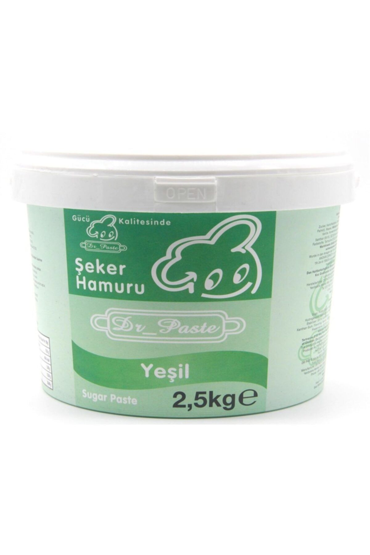 Dr.Paste Dr Paste Şeker Hamuru 2.5 Kg Yeşil