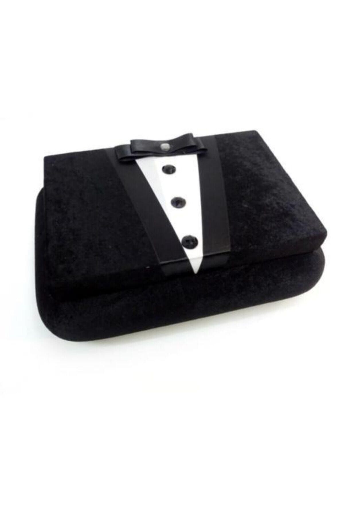 Işık Tekstil Damat Sandığı - Damatlık Figürlü Smokin Sandık - Tıraş Kutusu