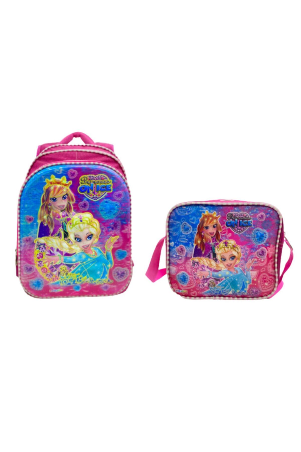 Relaxion On Ice Barby Bebek 7d Kabartmalı Ilkokul Okul Çantası Set